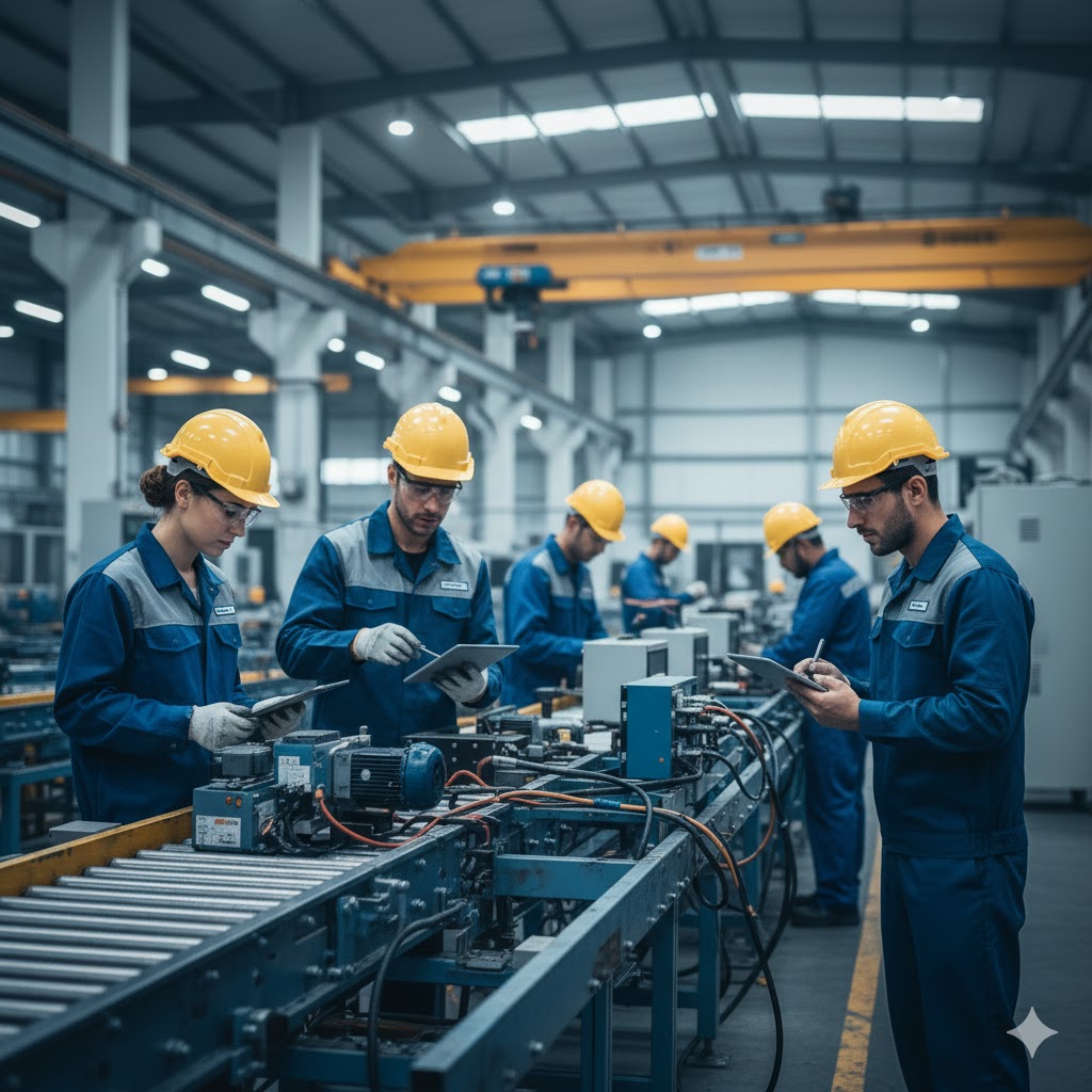 Modificación de líneas de producción industrial