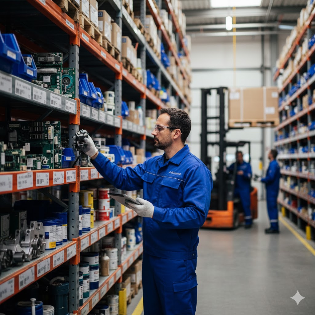 Provisión de repuestos y materiales específicos para industria